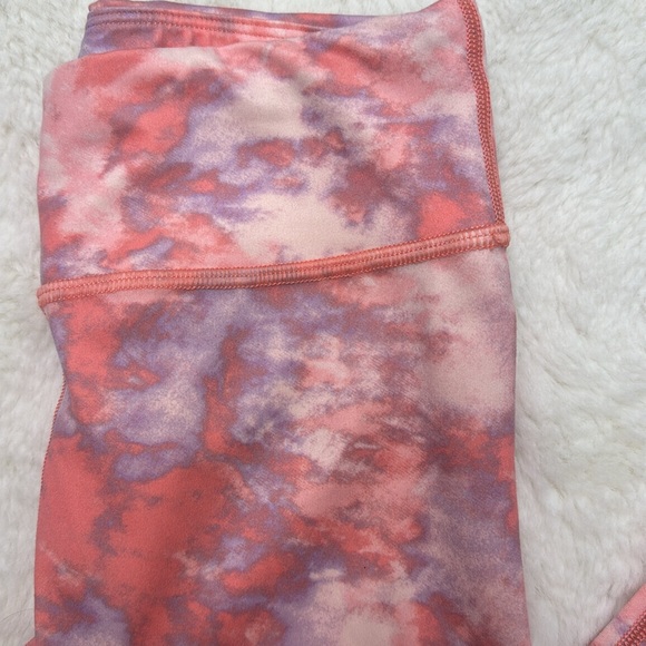 NEW Athleta Girl High Rise Printed Chit Chat Tight - Picture 2 of 4